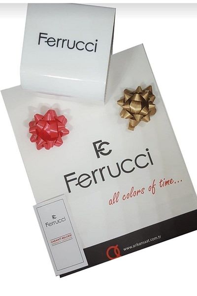 Ferrucci Smoke/Grey Dial New Season Silicone Cord 30 Mt Water Resistant Men's Wristwatch