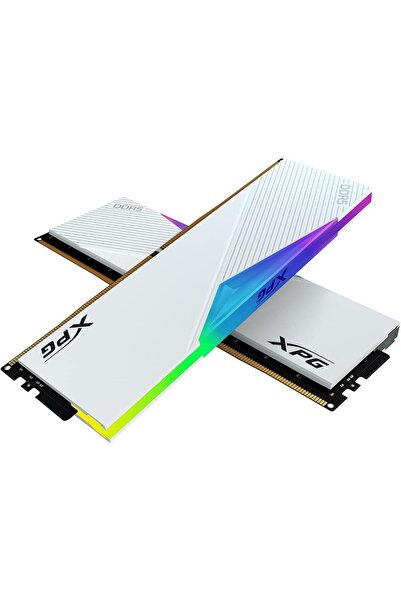 Universal XPG 32GB (2X 16GB) DDR5 6000MHZ CL32 DUAL KIT RGB PC RAM LANCER AX5U6000C3016G-DCLARWH BEYAZ