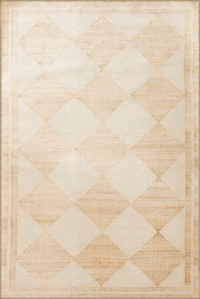 Rugs Modern Halı Brown Beige Themed Quadrilateral Geometric Patterned Modern ...
