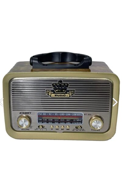 Universal Everton Bluetooth-Usb-Sd-Fm Nostaljik Radyo