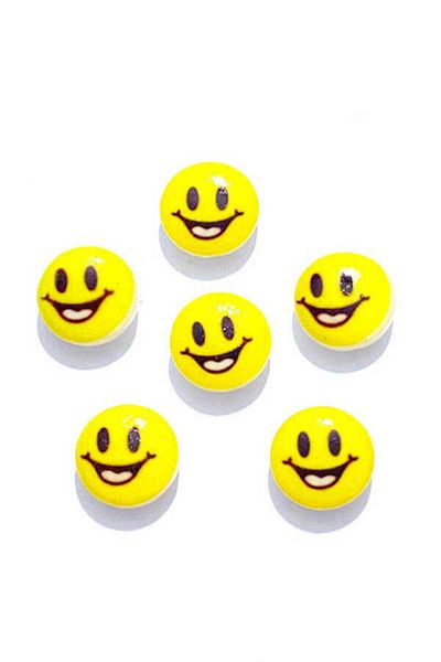 hobim42 ΚΙΤΡΙΝΟ EMOJI ΒΡΕΦΙΚΟ ΓΙΛΕΚΟ ΜΠΟΥΤΣΟ AMIGURIMI ΚΟΥΜΠΙ ΚΡΕΜΑΣΜΕΝΟ ΚΑΤΩ ΜΕΓΕΘΟΣ: 14mm (ΤΗΣ ΤΙΜΗΣ ΕΙΝΑΙ ΓΙΑ 10 ΤΕΜΑΧΙΑ)