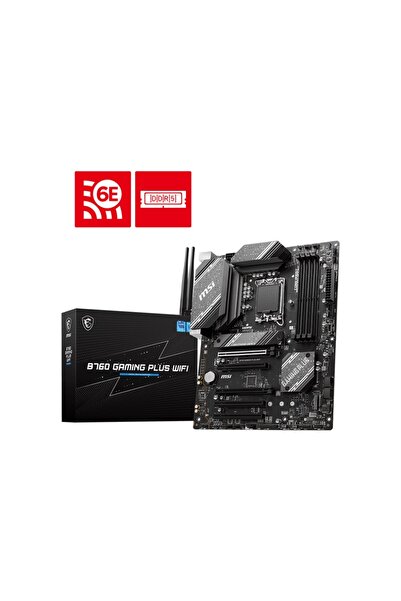 Universal MSI B760 GAMING PLUS WIFI SOCKET 1700 DDR5 6800(OC) PCI-E ,M.2 USB3...