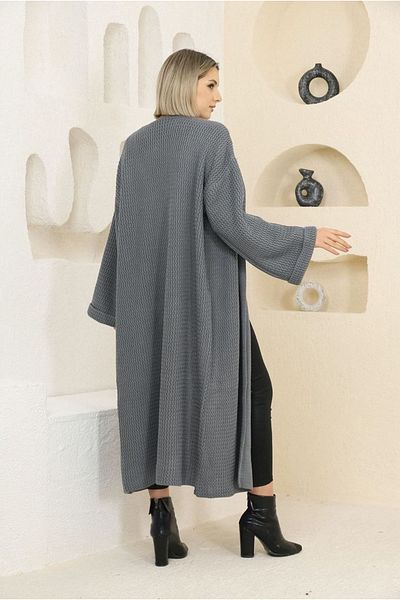 MAXXANA Oversize Knitted Long Sweater Cardigan