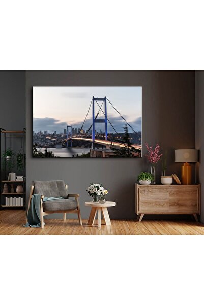 Sennight Dekoratif Baskı Boğaz Köprüsü Kanvas Tablo