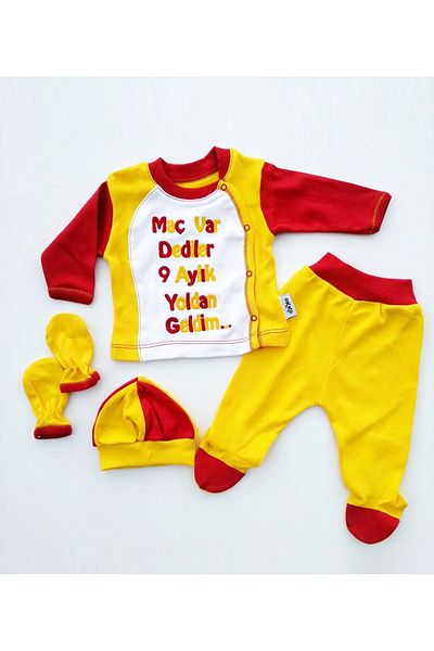 GÜLÜCÜK BIRTH-FANATIC 4-PIECE ZIBIN SET