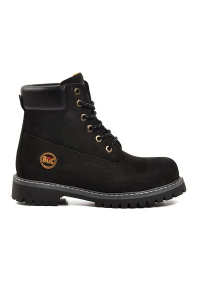 Bulldozer Μαύρες μπότες Unisex Nubuck