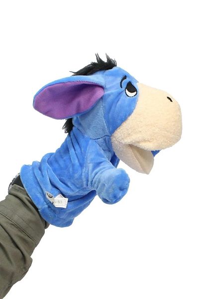 Rubi Donkey Puppet Cute Puppet with Moving Mouth