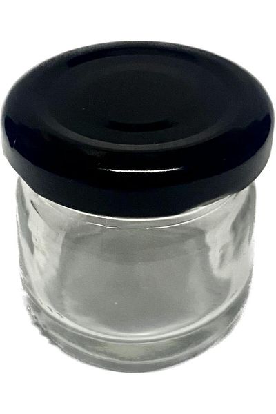 DODOPAZAR 40cc Jar Tiny Jar Mini Glass Jar 10 Pieces