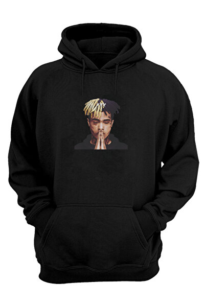 THEWERT Hanorac unisex negru XXX Tentacion Rapper Musician - Fit normal
