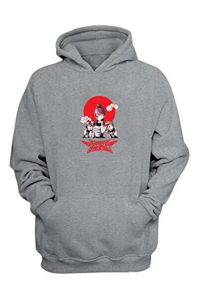 THEWERT Hanorac unisex Zettai BABYMETAL Gri Regular Fit