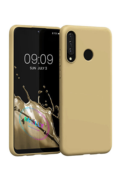 Molly Technology Huawei P30 Lite İçin Gold Mat Silikon Kılıf
