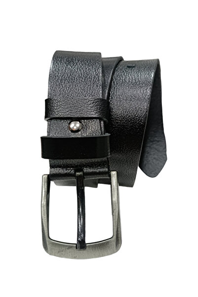 ÖZTÜRK KEMER Genuine Buffalo Leather Men's Denim Belt Plain