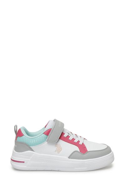 U.S. Polo Assn. THALES JR 3PR White Girls' Sneakers