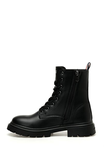 U.S. Polo Assn. HALLES 3PR Siyah Kadın Biker Bot