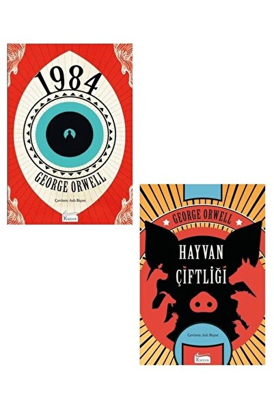 Koridor Yayıncılık 1984 & Hayvan Çiftliği 2'li Set (bez Ciltli) -george Orwell-