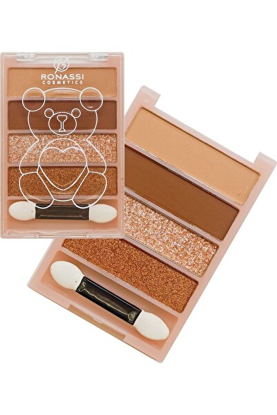 RS Ronassi Cosmetics Ronassi Cosmetics 4'lü Göz Farı Simli Mini Makyaj Paleti No:1