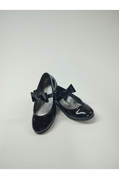 Rose Club Kids حذاء راقصة الباليه لتقويم العظام من الجلد باللون الأسود للفتيا...