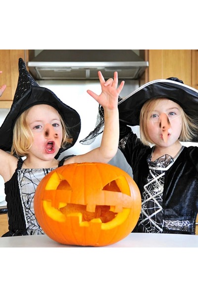 Bluoksweet Nas de vrăjitoare realist, accesoriu de Halloween, decor pentru co...