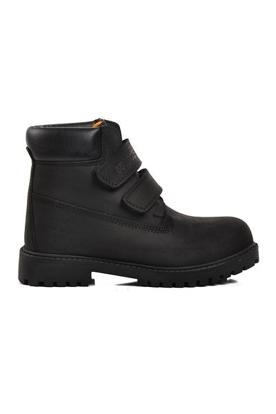 Bulldozer 240850-F Black Nubuck Genuine Leather Kids Boots