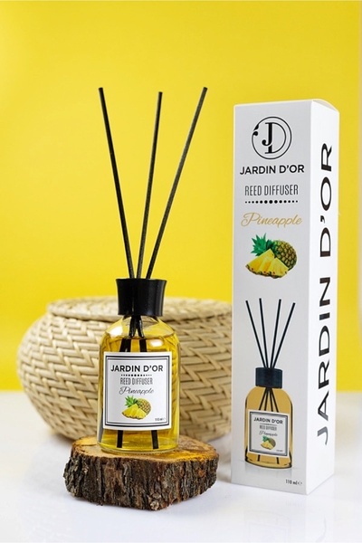 JARDIN D'OR Pıneapple Reed Dıffuser Çubuklu Oda Kokusu 110 Ml 8681529300189