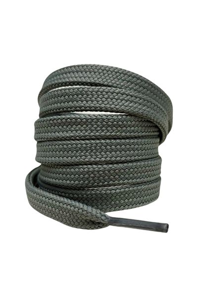 Shoes Comfort 120 Cm Flat Sneakers Laces (A.grey)