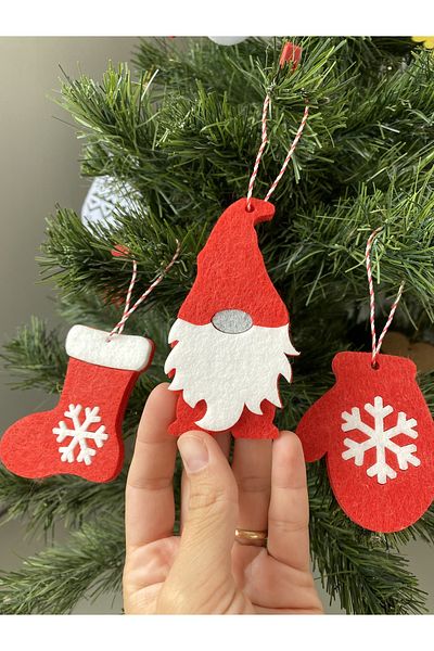 Mini Tasarım Atölyem Christmas Tree Premium Ornament Set
