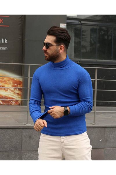 SR MEN'S FISHER COLLAR SWEATER WITH BOAZLI 3-PACK