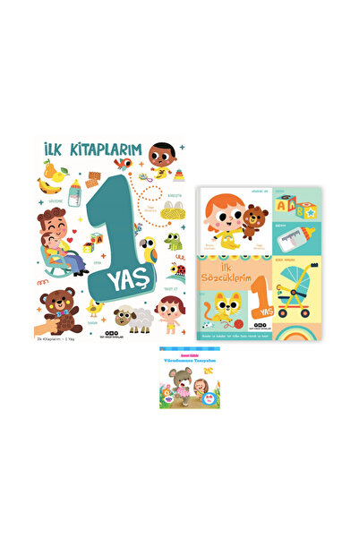 Yapı Kredi Yayınları İlk Kitaplarım 1 Yaş - İlk Sözcüklerim 1 Yaş - 2 Kitap Set