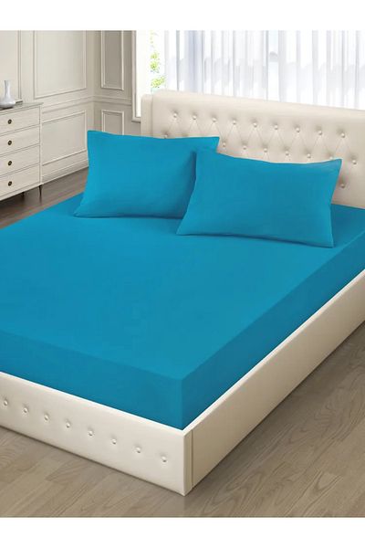 Juellhome Double Elastic Combed Cotton Sheet (Without Pillow) 200 x 200