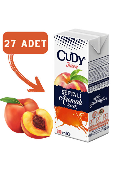 cudy Meyve Suyu Şeftali 27x200 ml.