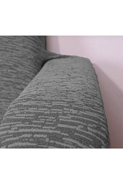 uzhanem 3-Seater Jacquard Sofa Cover and Sofa Bed Couch Cover - Grey (Product Content 1Pc)