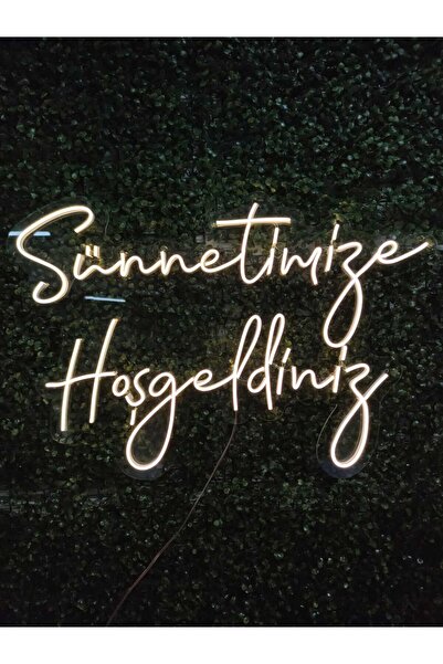 dekoraven Sünnetimize Hoşgeldiniz Organizasyon neon led Dekoratif aydınlatma(...