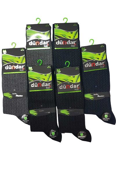 Dündar Çapa Collectıon Plus Bamboo Patterned Men's Socks 6 Pieces