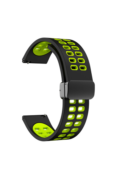 Microcase Xiaomi Watch S1 - S1 Active için Mıknatıslı Delikli Silikon Kordon ...