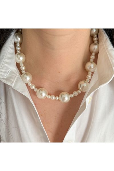 CHARMLUCKY Pearl pearl necklace