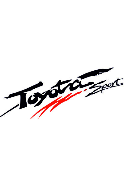 Birim Matbaa Toyota Logo Sports Sticker - 30x12 cm