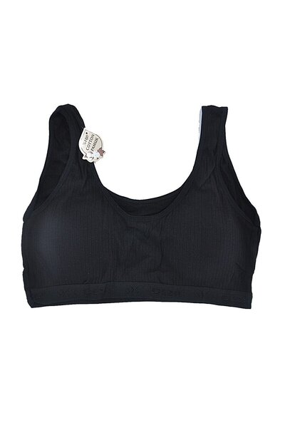 NARIYA Γυναικείο σουτιέν μεγάλου μεγέθους Half Tank Βαμβακερό χτενισμένο σουτ...