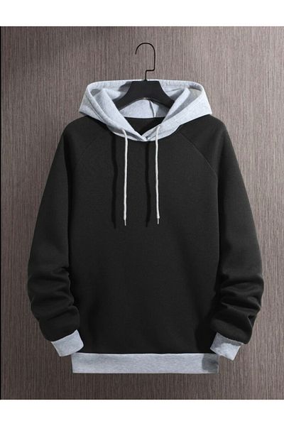 Keywest Plus Size Unprinted Hoodie Colorful thread Oversize Sweatshirt Hoodie