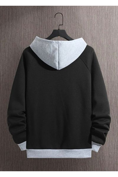 Keywest Plus Size Unprinted Hoodie Colorful thread Oversize Sweatshirt Hoodie