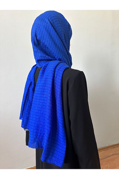 Modakaşmir Fashion Cashmere Row Striped Cotton Shawl