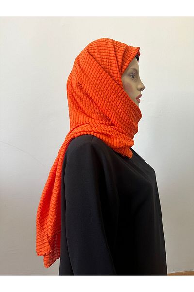 Modakaşmir Cashmere Colored Line Striped Misto Cotton Shawl