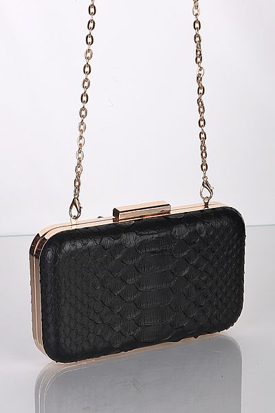fubileather Дамска чанта Arnav Snakeskin