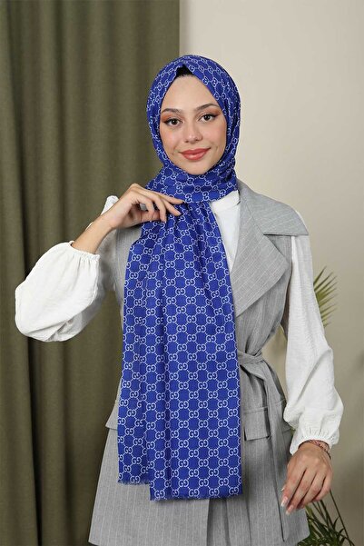 Trablus Hidžab ženski šal sa G uzorkom, široki Lan