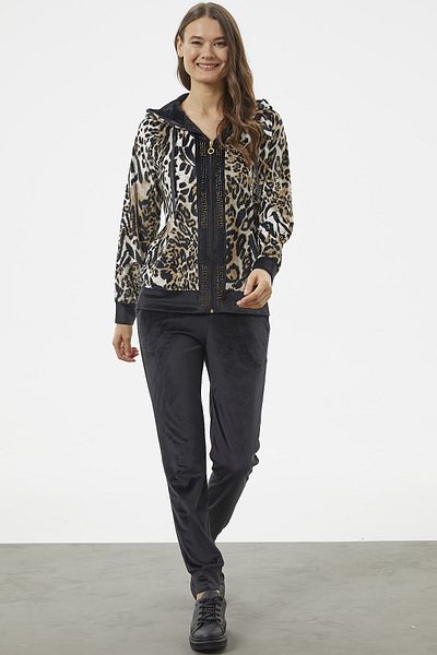 Sementa Σετ αθλητικών φόρμας Mink Velvet Leopard με σχέδιο