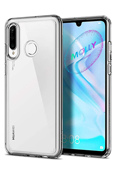 Molly Technology Huawei P30 Lite İçin AA Kalite Şeffaf Silikon Kılıf