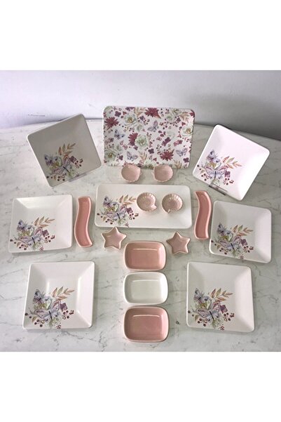 Keramika 19 Parça Bahar Kahvaltı Seti