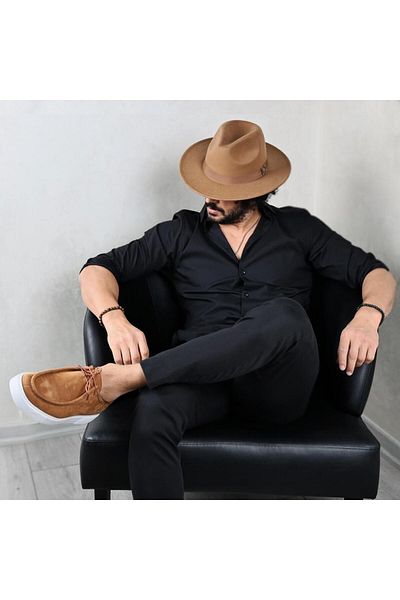 laviyonsa Men's fedora Panama hat
