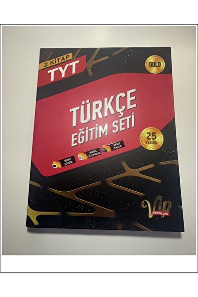 vip yayınları TYT Türkçe Eğitim Seti 2. Kitap 25 Fasikül Gold Serisi