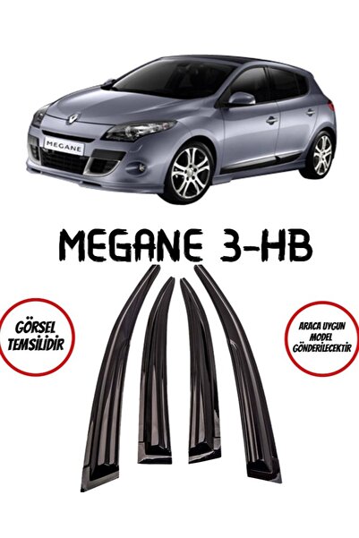 BALP Renault Megane 3 Hb Cam Rüzgarlığı 4lü