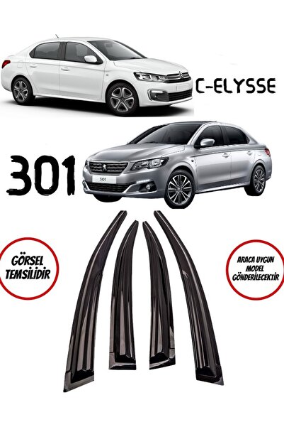 BALP Peugeot 301 Cam Rüzgarlığı 4'lü Uyumlu